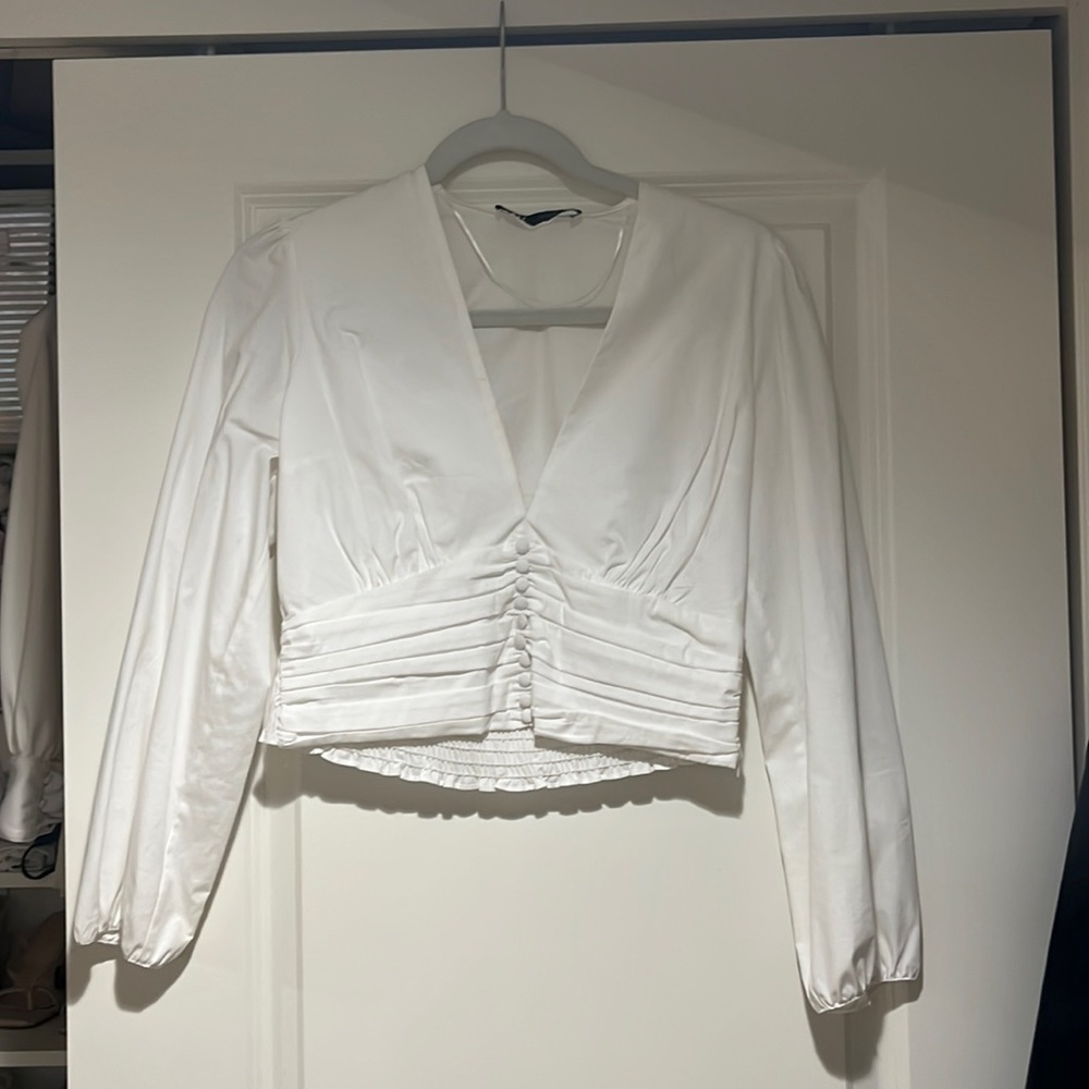 Long sleeve cotton top